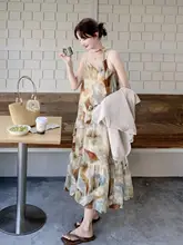 女性用おしゃれなプリント入り短袖ジャケットとキャミソールワンピース【夏用・通勤対応】（セットアップ対応）
