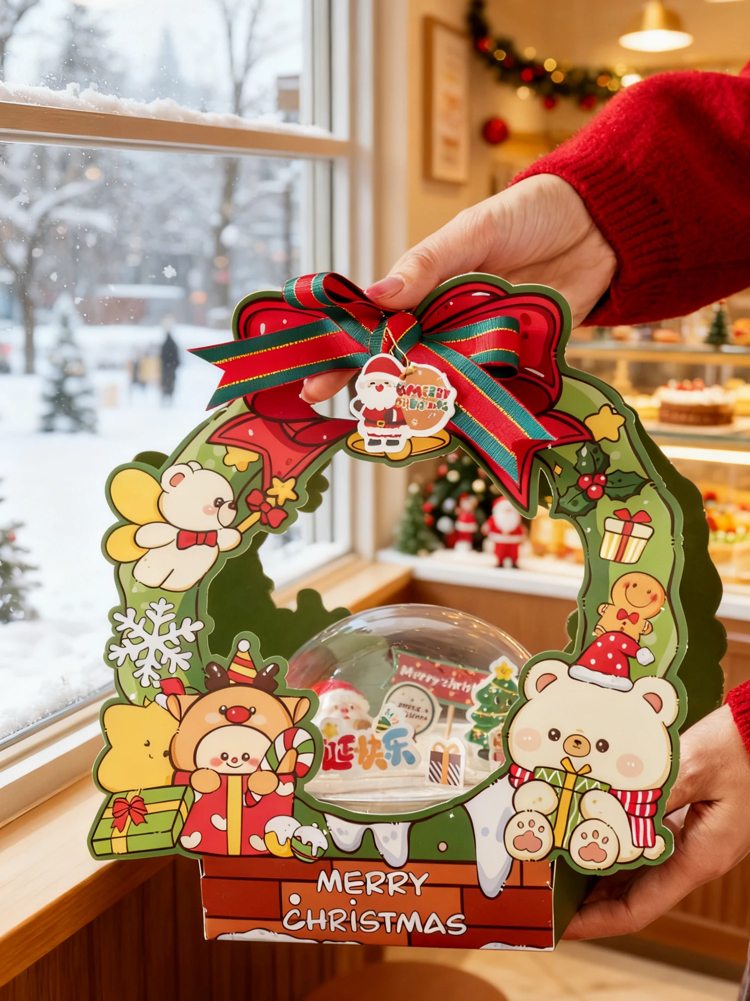 クリスマスケーキ用包装ボックス：カートンデザインとムースボール型の実用性と適用シーン