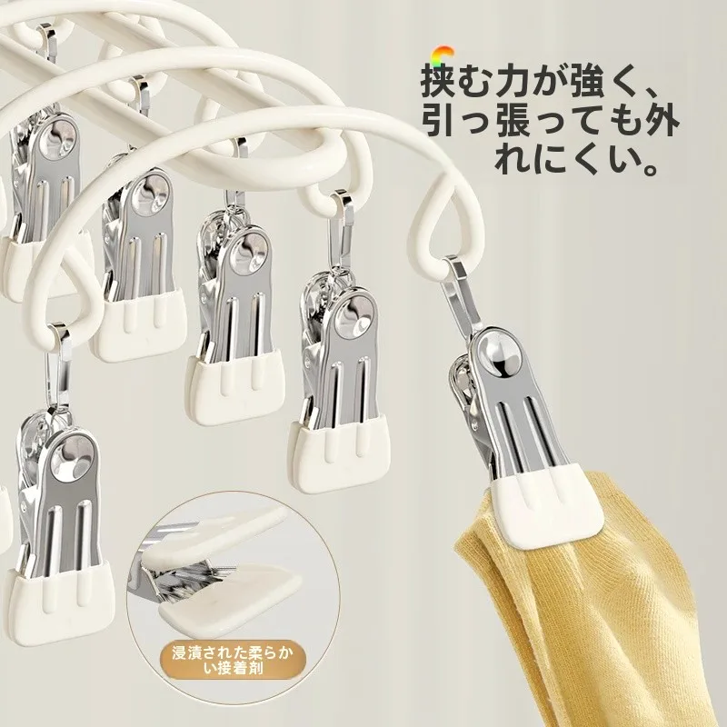 ステンレス製多クリップソックス干し架：室内物干しDIYの実用性と設置効果を検証