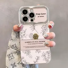 大きな窓付き山茶花デザインのスマートフォンケース【iPhone 16 Pro Max・Huawei Pura 70・Mate 60 Pro・Honor 200・OPPO Reno 12・Xiaomi 14対応・衝撃吸収】