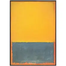 マーク・ロスコの抽象油絵 壁掛けアート【ミニマルスタイル・玄関・リビング・ダイニング用】