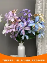 フレームランの造花【紫荆花・大きなユリ・結婚式用装飾・撮影小道具】