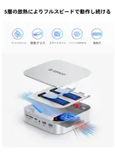 Orico USB拡張ハブ【タイプC対応・HDMI変換機能付き・M2 SSD外付けケース】