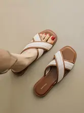 女性用 サンダル【快適な平底デザイン・滑り止め・ビーチ用】