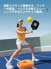 アウトドア用 ピックルボールリバウンドトレーニング器具【水なしベース・シングルプレイヤー用】