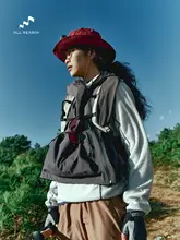 防水多ポケットベスト【アウトドア・レディース・ハイキング・ランニング】（セットアップ対応）