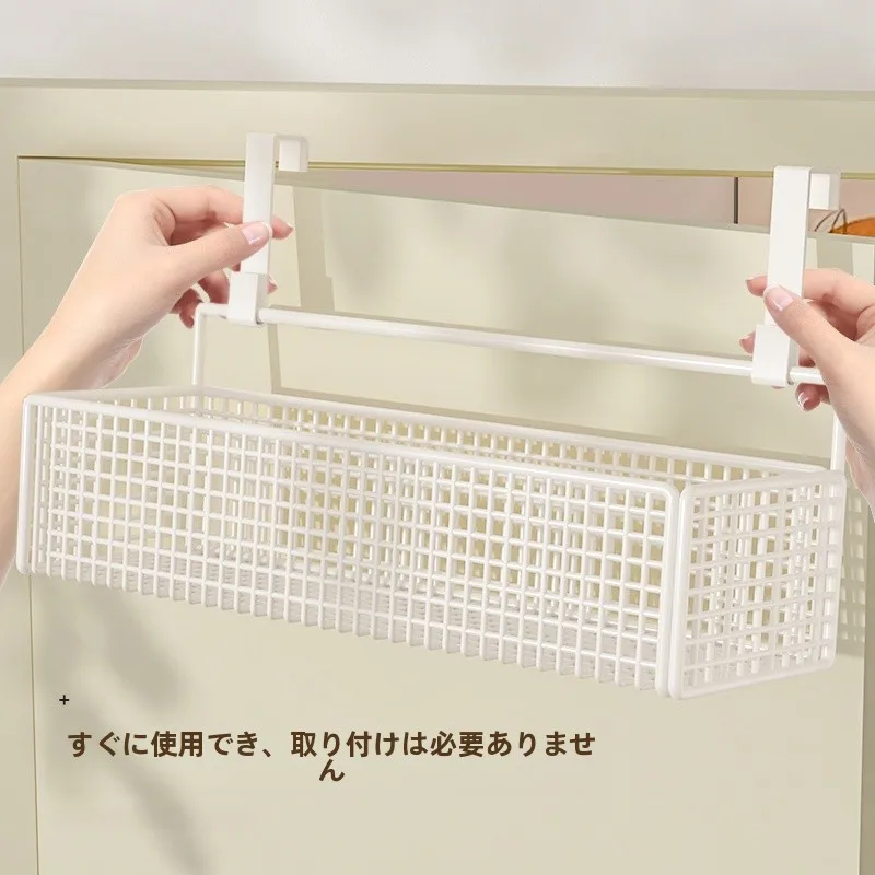 穴あけ不要のドアフック収納ラック：高いところの収納を取りやすくする多段式収納システム