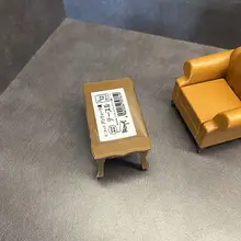 ミニチュア家具 化粧台付き小テーブル【引き出し付き】