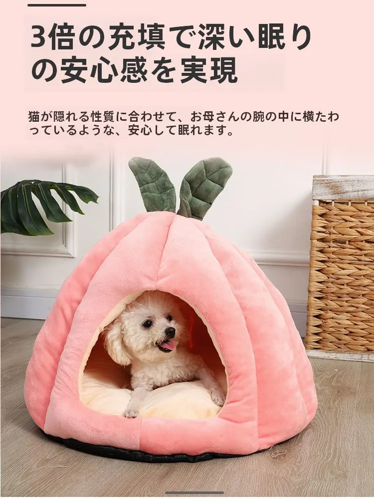 猫用封閉型テント：冬期の暖かさと安全感を実現する閉鎖式環境