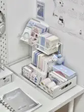便利な収納！デスク用引き出し式ポップコーン風収納ラック（セットアップ対応）