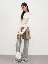 おしゃれな重ね着風Tシャツ【ロングスリーブ・ニットインナー】（セットアップ対応）