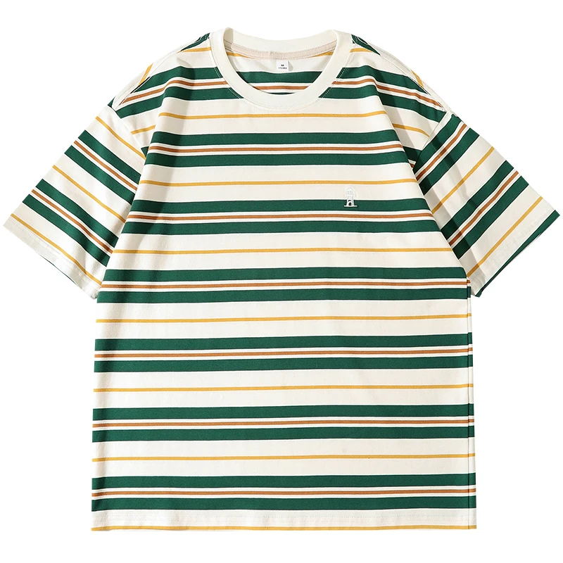 アメリカンカレッジスタイル ストライプ Tシャツ：ロンティー重ね着のスタイリングと着心地の実証