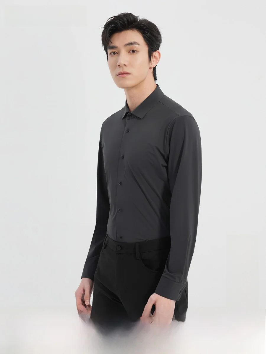 ビジネスカジュアル メンズ長袖シャツの春用選定：Lilanzのシンプルデザインモデル
