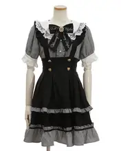 コスプレ用ロングメイドドレス【不変色・アンダーカルチャー向け】