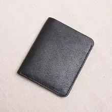 ミニ財布 二つ折り 縦型 メンズ 本革 牛革 薄型 スリム ハンドメイド 手縫い 柔らかい 学生向け