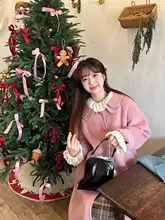 ReallyWhy ダブルカラーオーストラリアウール100% リバーシブルロングコート【スリム効果・3色展開】