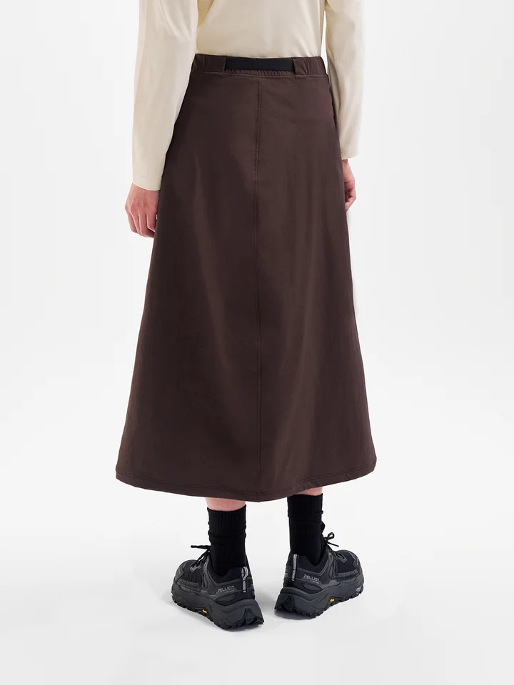 秋季新作 アウトドア用 ハイウエストスカート【CORDURA製・耐摩耗・大きなフレア】