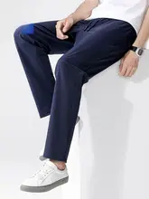 涼しさと快適さを両立！男性用ウエストゴムのチノパン【通気性・ストレート】（セットアップ対応）