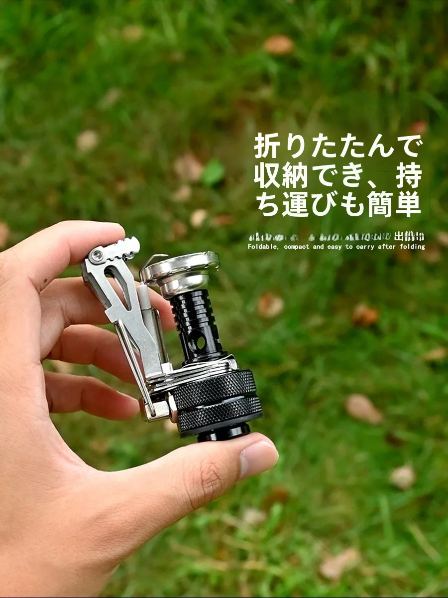 キャンプ火ガスで焼く料理はどんなもの？折りたたみ式ポータブルガスコンロが解決するリアルな悩み
