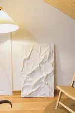 デザイン性の高い百褶布【黒白・DIY装飾用】