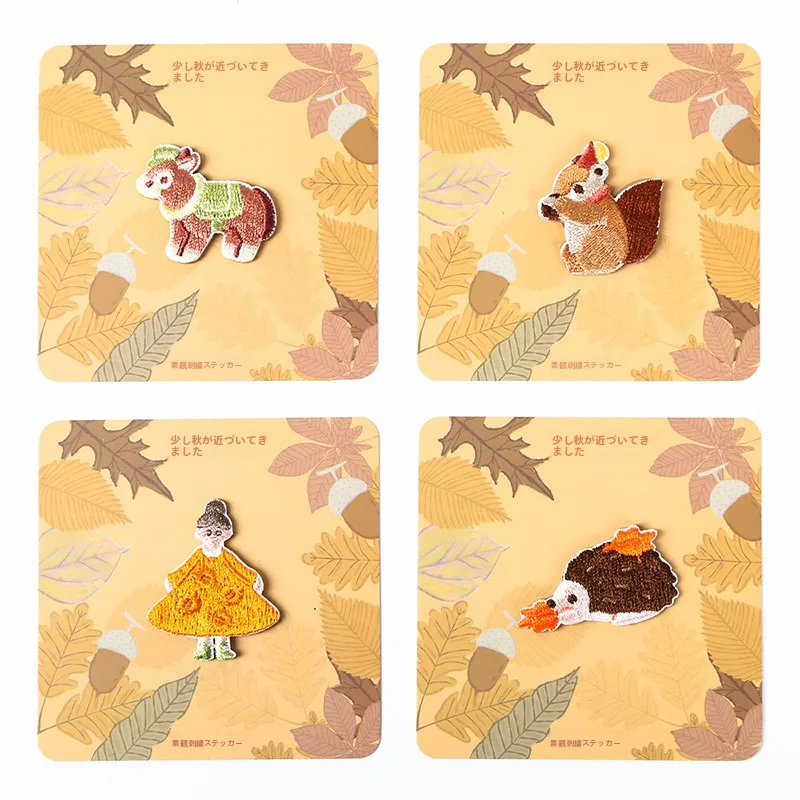 羊毛フェルト 刺繍を手軽に作るには？DIYで楽しめる「冬の森の動物」シールバッグがおすすめ