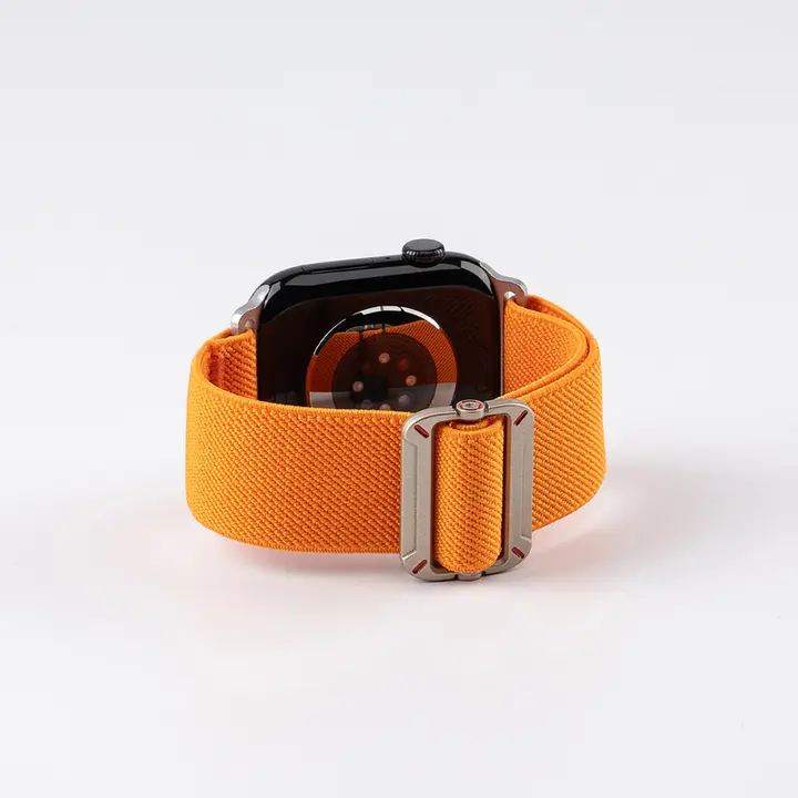 Apple Watch バンド ナイロン 編み込み 通気性 伸縮性 ワーク スポーツ メンズ 高級感
