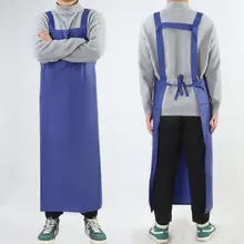 薄型防水エプロン【ダブルショルダー・業務用・耐油・耐酸・延長タイプ】