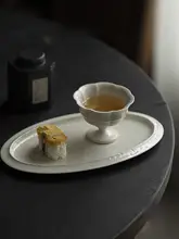 大容量の和風茶杯【草木灰釉・ヴィンテージデザイン・家庭用】