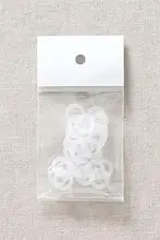 プラスチック絶縁ワッシャー【韓国製・穴あき・高品質】