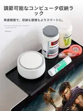 省スペース設計の壁掛け液晶テレビ・モニター用スタンド【穴あけ不要・大容量】