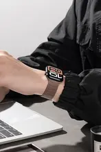 Apple Watch用バンド シリコン マグネット式 タフネス スポーツ ユニセックス 上品