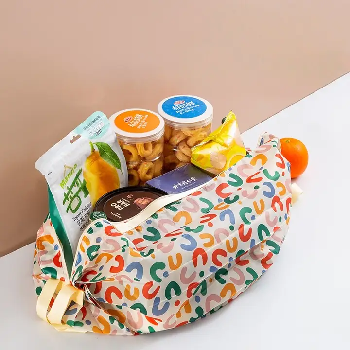 多機能防水ショッピングバッグ【折りたたみ・大容量・エコデザイン】
