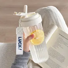 高級感あふれる携帯型スポーツ水筒【ストロー付き・学生用・茶葉収納可能】