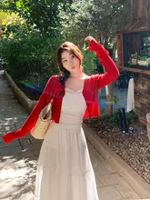 夏用透け感のある軽いニットカーディガン【UVカット・キャミソールとのコーディネートに最適】