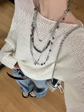 春にぴったりな薄手ウールニットカーディガン【スタイル・ゆったりシルエット】