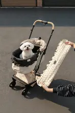 ペットカート用の縁取りパッド【猫用・犬用・防汚・両面デザイン】（セットアップ対応）