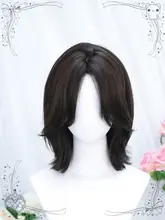 ロリータスタイルのショートカットウィッグ【自然な二次元コスプレ用・八字バング】
