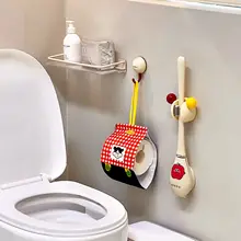 かわいいトイレットペーパーホルダー【吊り下げ式・衛生的な収納】