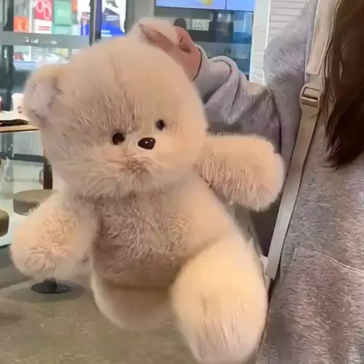 走るかわいいクマのぬいぐるみ【抱き枕・誕生日プレゼントに最適】