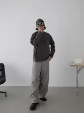 クラシックデザインのストライプワイドパンツ【ユニセックス・フィット】