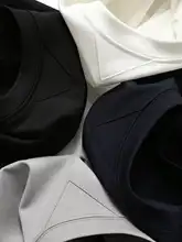 極上の柔らかさ！高級海島綿使用のリバーシブルニット半袖Tシャツ