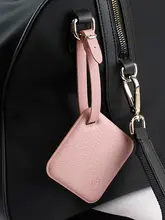 レトロスタイルの革製トラベルラゲージタグ【個人情報保護・荷物用・名札付き】