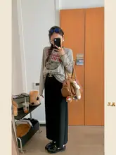 ストレートスーツスカート 半身スカート Aラインスカート ハイウエスト 通勤カジュアル スリム 中長スカート