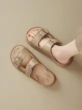 厚底ビーチサンダル【春夏用・華やかデザイン・スカートとも相性抜群】（セットアップ対応）