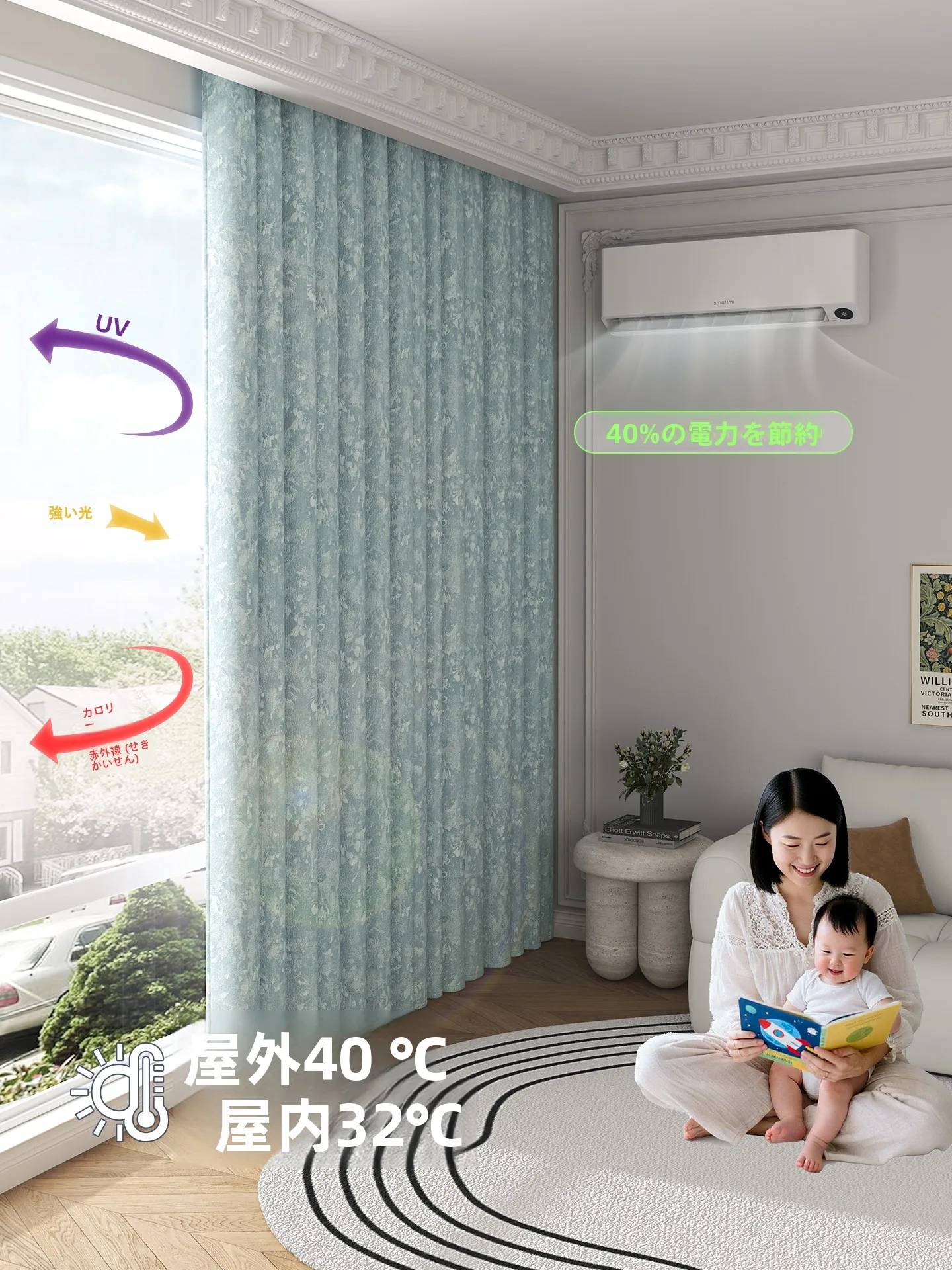 カーテンサイズを間違えると、部屋の雰囲気はまるで別人に？