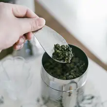 手作りステンレススチール茶葉缶【ハンマートーン仕上げ・二重密閉】