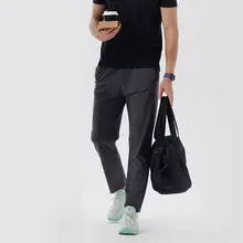 運動用速乾ロングパンツ【ポケット付き・ジッパーデザイン・通気性・弾力性・ゆったりフィット】