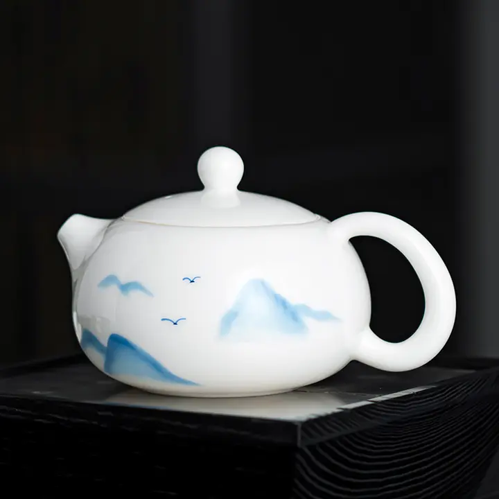 ティーポット 功夫茶ポット 家庭用 陶器ポット お茶と水が分離 一人飲み