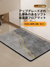 滑り止め機能付き 吸水マット【家庭用・お手入れ簡単・バスルーム用】