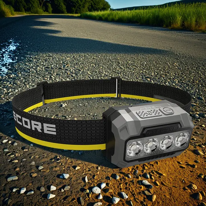 NITECORE 軽量防水のヘッドライト【長時間バッテリー・マルチカラー温度・夜間ランニング用】
